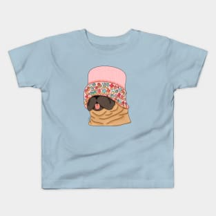 Lazy Pug Life Don't Wanna Do The Work Today Kids T-Shirt